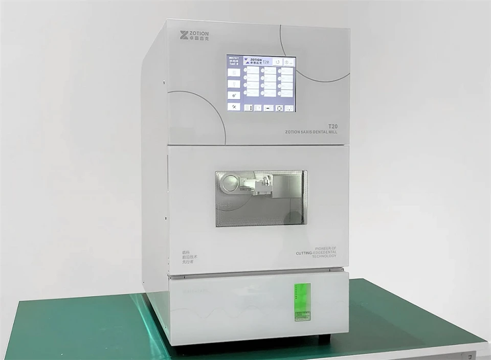 ZOTION T20D-E 5 Axis Dry CAD CAM Milling Machine For Zirconia Block PMMA Wax Peek factory